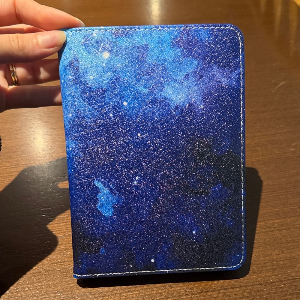 Blue Galaxy Kindle Cover